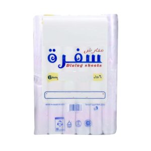 مفارش سفرة رول مقاس 100 × 110 سم ( ربطة 96 مفرش )