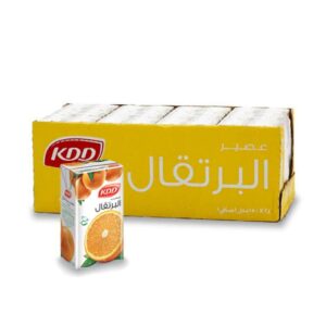 كي دي دي  عصير برتقال  180 مل - (كرتون 24عبوة)