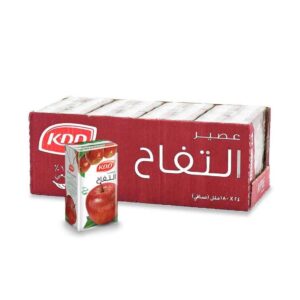 كي دي دي عصير التفاح 180 مل - (كرتون 24عبوة)