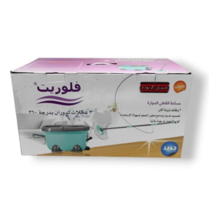 عربة تنظيف بعصارة و ممسحة للأرضيات