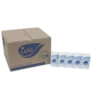 فاين مناديل جيب بيضاء كلاسيك ثلاث طبقات 10 باكيت × 12 علبة - كرتون