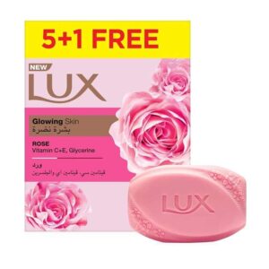 لوكس صابون البشرة بالورد 75 غم × 6 عبوة
