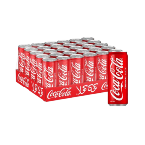 كوكا كولا علبة 250 مل ( كرتون 30 عبوة )