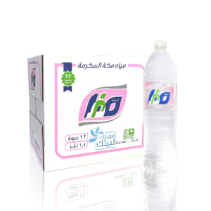 صفا مكة ماء شرب 1.5 لتر ( كرتون 12 عبوة )