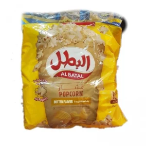 البطل فشار بالزبدة 14 غم ( ربطة 18 حبة )