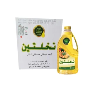 نخلتين زيت نباتي صافي 1.5لتر - (الكرتون 6 عبوة)