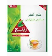 ربيع شاي اخضر طبيعي 100 كيس