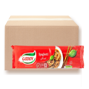 قودي مكرونة اسباغتي عادية رقم 20 - 450 غم × 24 - كرتون