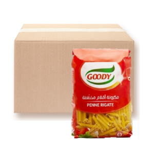 قودي مكرونة أقلام مخططة رقم 31 - 450 غم × 24 - كرتون