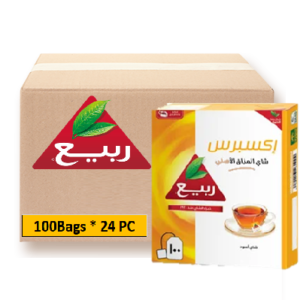 ربيع شاي احمر اكسبريس 100 خيط ( كرتون 24 عبوة )