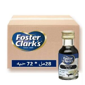 فوستر كلاركس نكهة الفانيلا 28 مل × 72 - كرتون