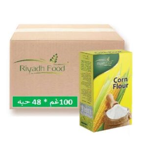 رياض فود نشاء ذرة 100 غم ( كرتون 4 ربطة × 12 حبة )