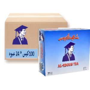 الكبوس شاي 100 خيط - ( الكرتون 24 عبوة )