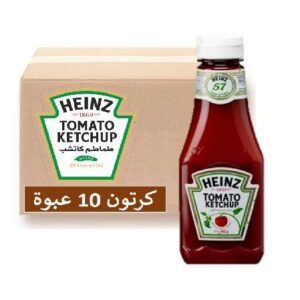 هاينز كاتشب طماطم ضغاط 10×342 جرام