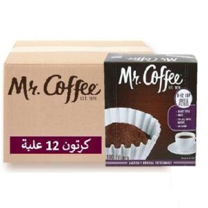 مستر كوفي - ورق فلتر قهوة - 100 قطعة - ( كرتون12 عبوة )