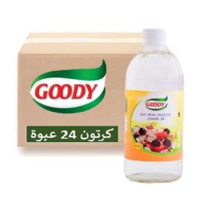قودي خل ابيض طبيعي 474 مل - (كرتون 24عبوة)