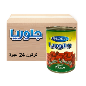 جلوريا فاصوليا حمراء 400 جرام ( الكرتون 24 علبة )