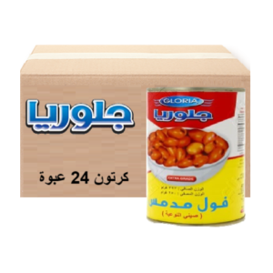 فول جلوريا علب 400 جرام ( الكرتون 24 علبة )
