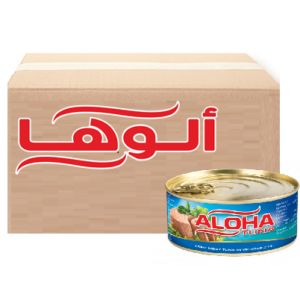 الوها تونة كبير 185 جرام ( الكرتون 48 حبة )