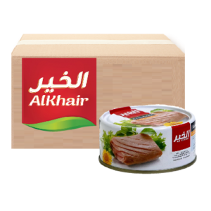 تونة الخير كبير 185 جرام ( الكرتون 48 حبة )
