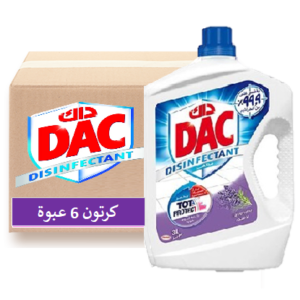 داك مطهر ومنظف رائحة الافندر 3 لتر - ( كرتون 6 حبة )