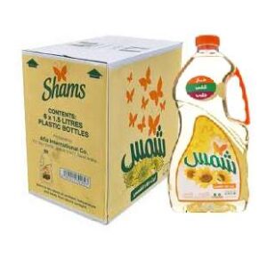 شمس زيت دوار الشمس 1.5لتر - ( كرتون 6 عبوة )