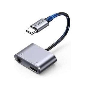 يوجرين محول صوت USB-C إلى 3.5 ملم مع PD