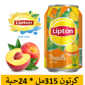 ايس تي بنكهة الخوخ 315 مل ( كرتون 24 عبوة )