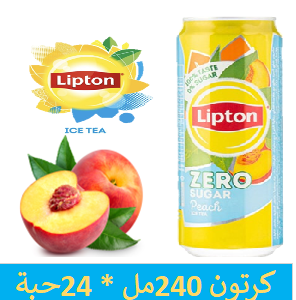 ايس تي خوخ زيرو 240 مل ( كرتون 24 عبوة )