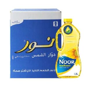 نور زيت دوار الشمس 1.5لتر - (كرتون 6 حبات)