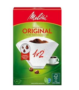 ميليتا فلتر قهوة 1*2 ( 40 قطعة )