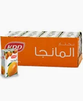 كي دي دي عصيرمانجو وعنب 180 مل - (كرتون 24عبوة)