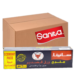 سانيتا مندي ورق قصدير 30 سم × 85 م ( كرتون 6 حبات )
