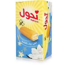 نحول رول كيك بالفانيلا 23جم * 12 حبه
