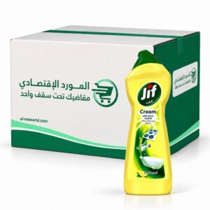 جيف كريم تنظيف بالكريستالات الدقيقه و الليمون ٤٧٥ غرام - ( كرتون 16 حبة )