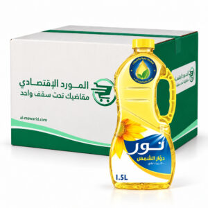 نور زيت دوار الشمس 1.5لتر - (كرتون 6 حبات)