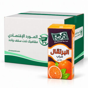 الربيع عصير برتقال 125 مل ( كرتون 21 عبوة )