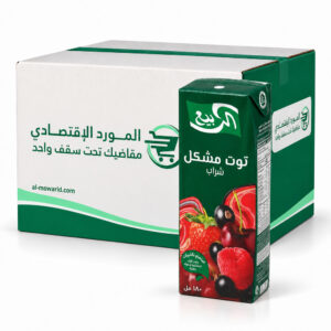 الربيع توت مشكل 180 مل ( كرتون 18 عبوة )