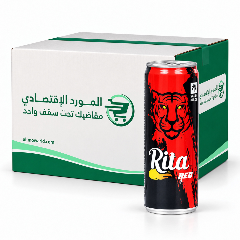 ريتا احمر علب 250 مل ( كرتون 30 عبوة )