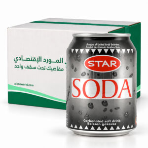 ماء الصودا ستار 300 مل ( كرتون 24 علبة )