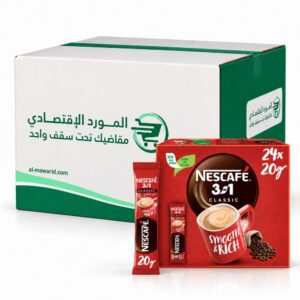 نسكافيه كلاسيك 3 في 1 طعم غني بالرغوة 24 ظرف - (كرتون12عبوة)