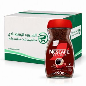 نسكافيه ريد مق قهوة سريعة التحضير 190 غم - ( كرتون6عبوة )
