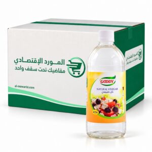 قودي خل ابيض طبيعي 474 مل - (كرتون 24عبوة)
