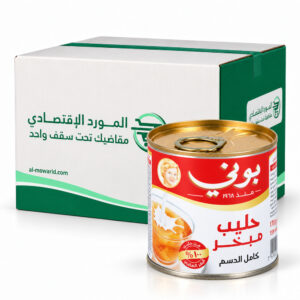 بوني حليب مبخر كامل الدسم 170 جرام - (كرتون 48عبوة)