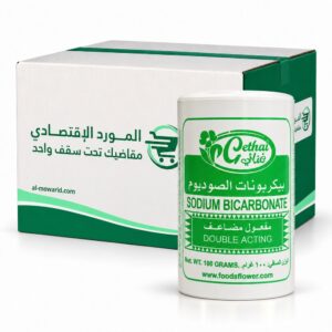 غذائي بيكربونات الصوديوم 100 غم - ( كرتون 72 حبة )