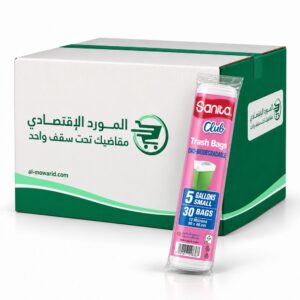 سانيتا كلوب اكياس نفايات 5 جالون - كرتون ( 30 كيس × 24 ربطة )