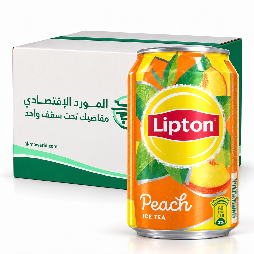 ايس تي بنكهة الخوخ 315 مل ( كرتون 24 عبوة )