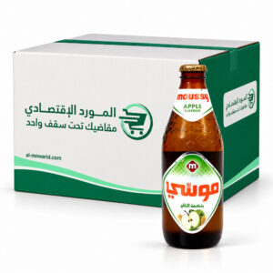 موسى بنكهة التفاح 330 مل ( كرتون 24 عبوة )