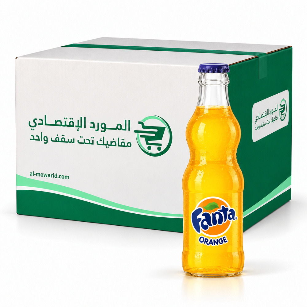 فانتا برتقال زجاج 250 مل ( كرتون 24 عبوة )
