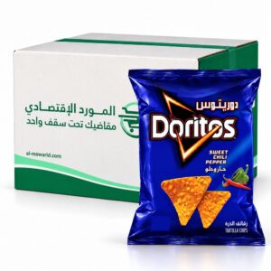 دوريتوس شيبس حار وحلو 23 غم ( كرتون 16 حبة × 5 علب )